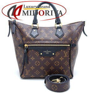 Louis Vuitton Monogram Tournelle Bag Brown Noir Black